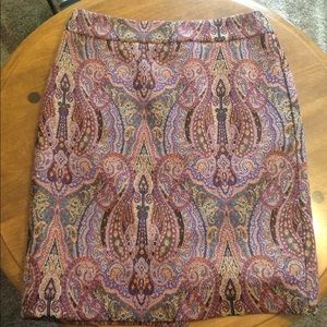 Pencil Skirt - Sz 4 - Lined - Ann Taylor
